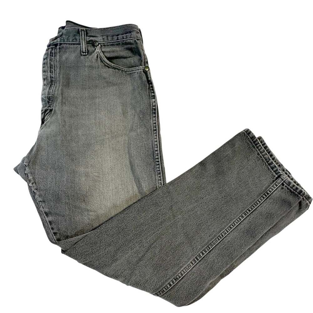 Wrangler Men Denim Jeans Straight Loose Relaxed Workwear 38x30 Vintage Cowboy‎